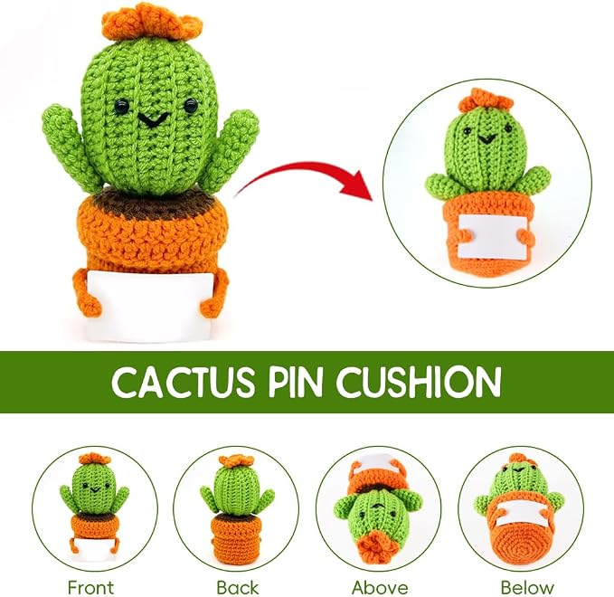 Pin Cushion, Handmade Knitted Pincushions, Cute Pin Cushions Needle Holders - Image 3