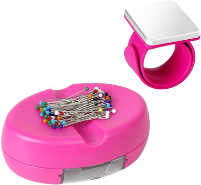 Hilltian 2 Pieces Magnetic Pin Cushion, Magnetic Pin Holder by Hilltian