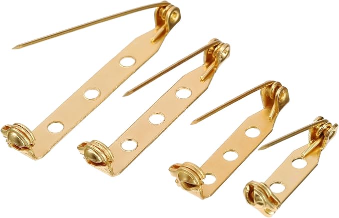 Shappy 100 Pieces Brooch Pin Backs Bar Pins Backs - Image 4