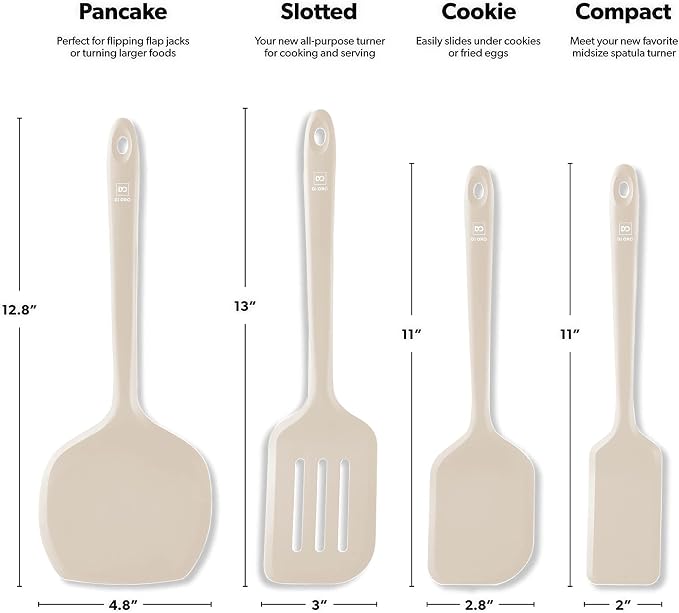 New DI ORO Silicone Turner Spatula Set - Image 5