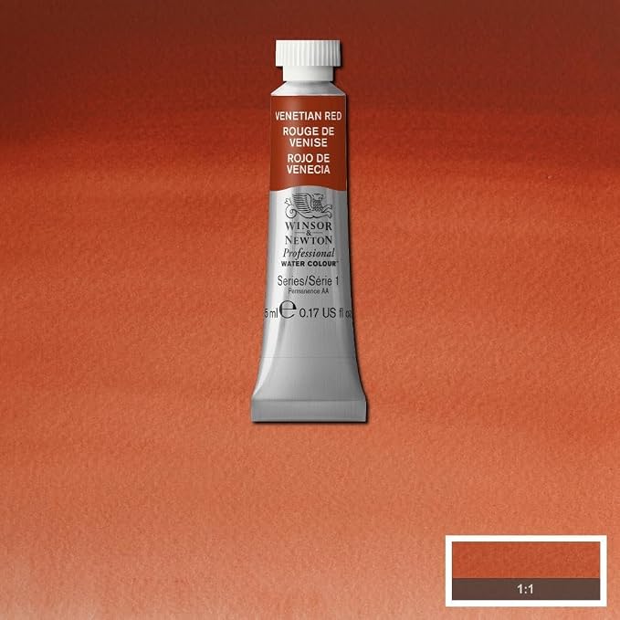 Winsor & Newton Professional Water Colour Paint, 0.17-oz Tube, Venetian Red - Image 6