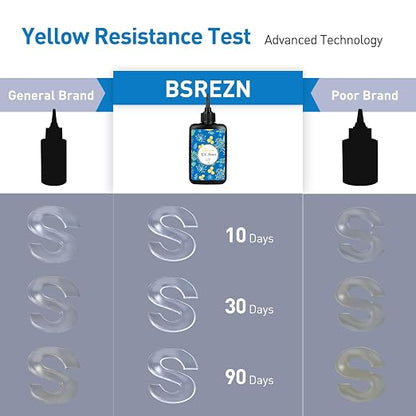 Bsrezn 100g UV Resin Hard with 8 Wooden Sticks Premixed Resina UV - Image 7