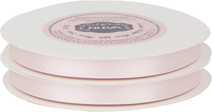VATIN Double Face Sideshow Rose Satin Ribbon 3/8" Continuous 50 Yards, Gift - Image 3