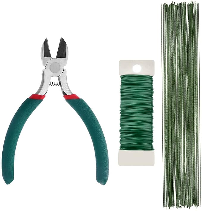 Paxcoo Floral Tape and Floral Wire Arrangement Tools Kit - Image 2