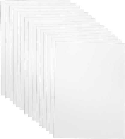 White EVA Foam Sheets for Crafts, 15 Pack, 9 x 12 Inch, 2mm Thickness – Ideal by Ader+Products