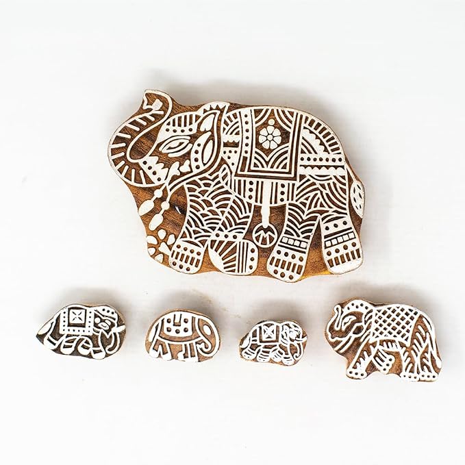 Wooden Block Stamp for Block Printing - Image 2
