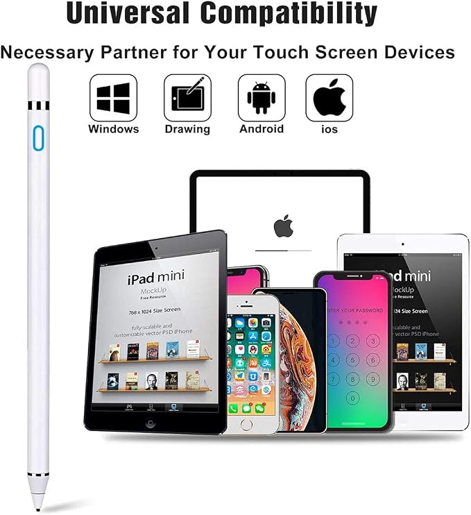Stylus Pen for iOS Android Touch Screens Pencil Compatible - Image 5