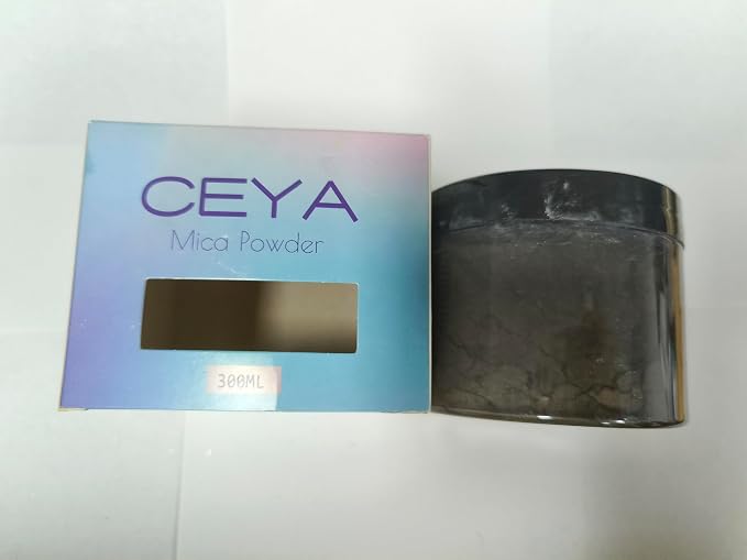Ceya Mica Powder, 5.3oz/ 150g Silver Grey Pearlescent Effect Colorant Pigment - Image 8