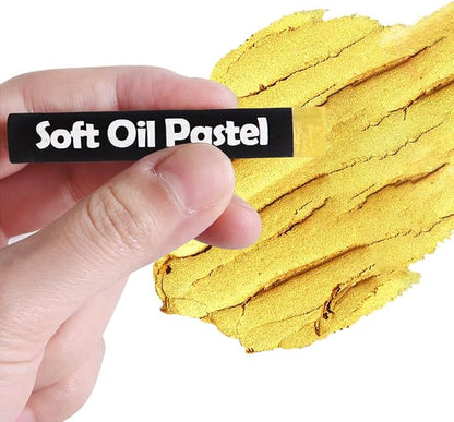 Mifuner Soft Oil Pastels Set, Single Colors Heavy Oil Pastels Vibrant and Creamy - Image 7