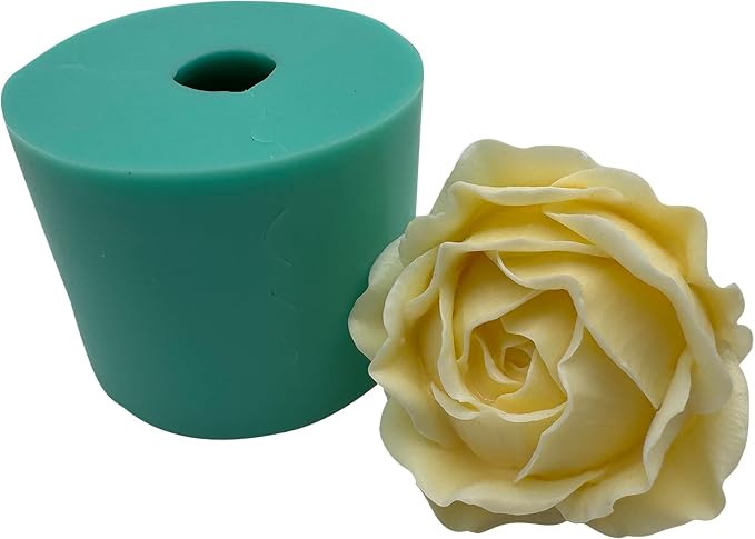 3D Rose Flower Soap Candle Wax Mold Resin Epoxy Decorated Craft Silicone Molds - Image 5