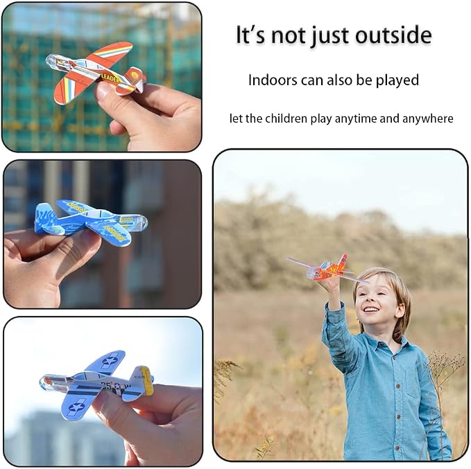 Manmel 50 Pcs Foam Gliders Planes Toys - Image 5