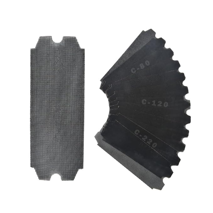 SCOTTCHEN Drywall Sanding Screen Mesh Sheet 4-3/16" x 11-1/4" Grit #80 by SCOTTCHEN