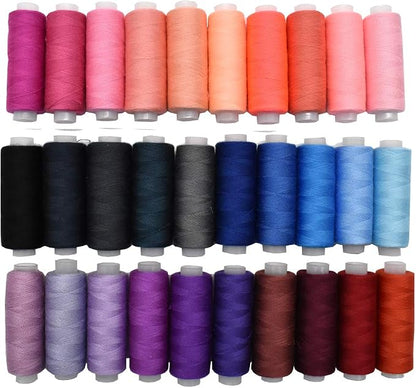 Sewing Thread 60 Colors Sewing Industrial Machine and Hand Stitching Cotton - Image 3