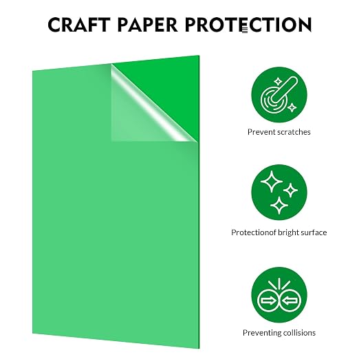 Laser Engraving Blank Green ABS Double Color Plastic Sheet, 11.8x6.49x0.05 inch - Image 6