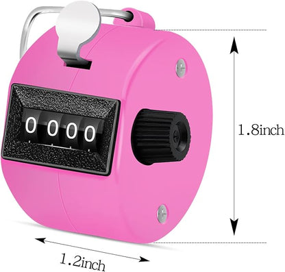 12 Pcs Hand Tally Counter 4-Digit Lap Counter Clicker, Manual Mechanical - Image 2