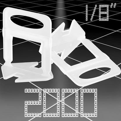 1/8” Tile Leveling System Spacers 2000 PCS Tile Leveling Clips Kit Prevent Tile by HEPFLANZE