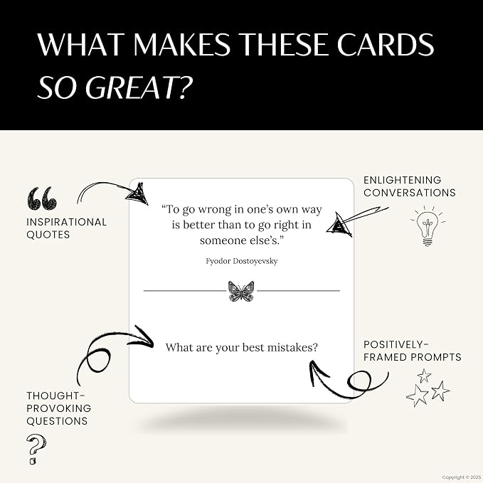 Conversation Cards – 54 Inspiring Quotes Paired - Image 2