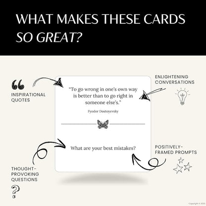 Conversation Cards – 54 Inspiring Quotes Paired - Image 2