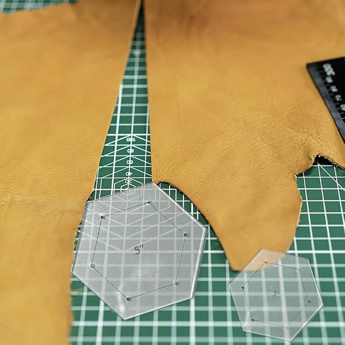 4 Pieces Hexagon Quilting Template - Image 4
