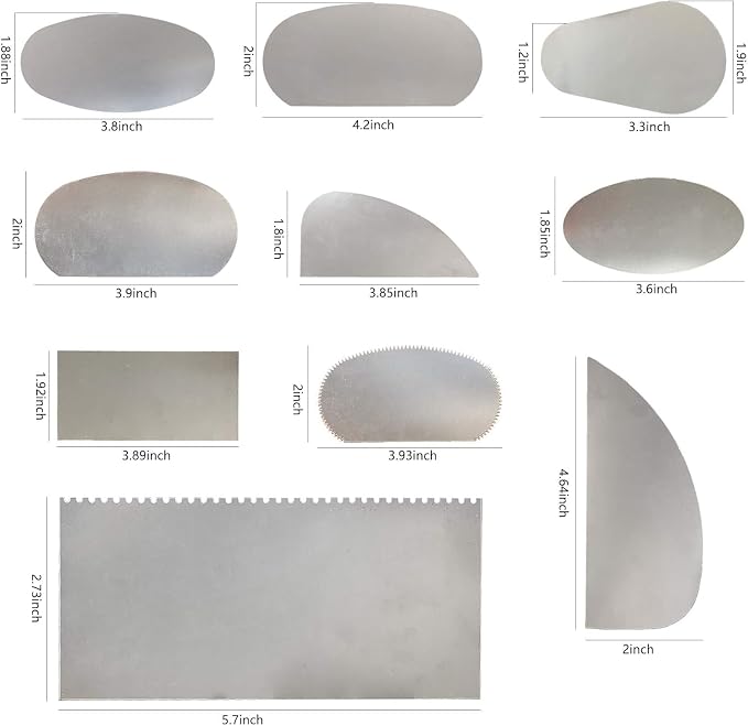 10pcs Steel Cutter Ceramic Tools, Sculpture Pottery Modeling Cutter Scraper - Image 2