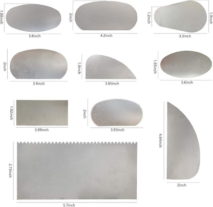 10pcs Steel Cutter Ceramic Tools, Sculpture Pottery Modeling Cutter Scraper - Image 2