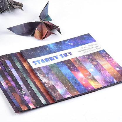 10 Different Packs Full Collection Origami Paper Kit 6 Inch Square Double Sided - Image 6
