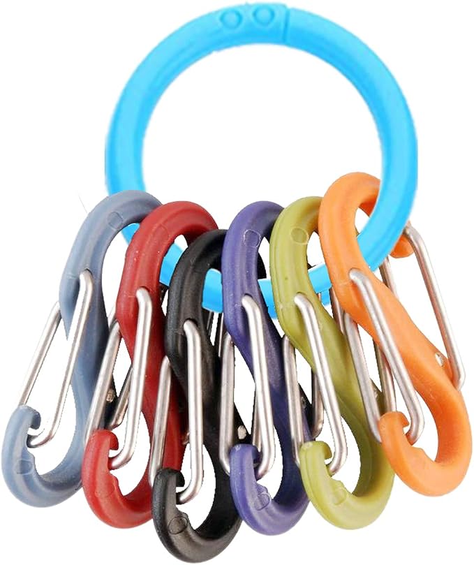 Haploon 175-Pack 1.1" Plastic Binder Clips Plastic Loose Leaf Rings Multi-Color - Image 7