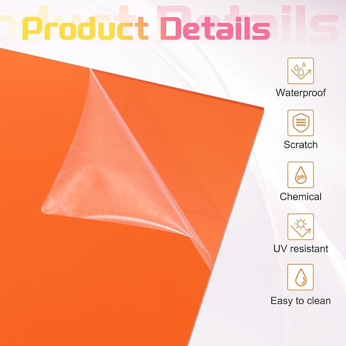 uxcell 3Pcs Acrylic Sheets 12x8 Inch Acrylic Panel 1/8 Inch-3mm Plastic Board - Image 3