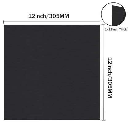 Anodized Aluminum Sheet Metal 12 x 12 x 1/32 Inch Black Anodized Aluminum Metal - Image 3