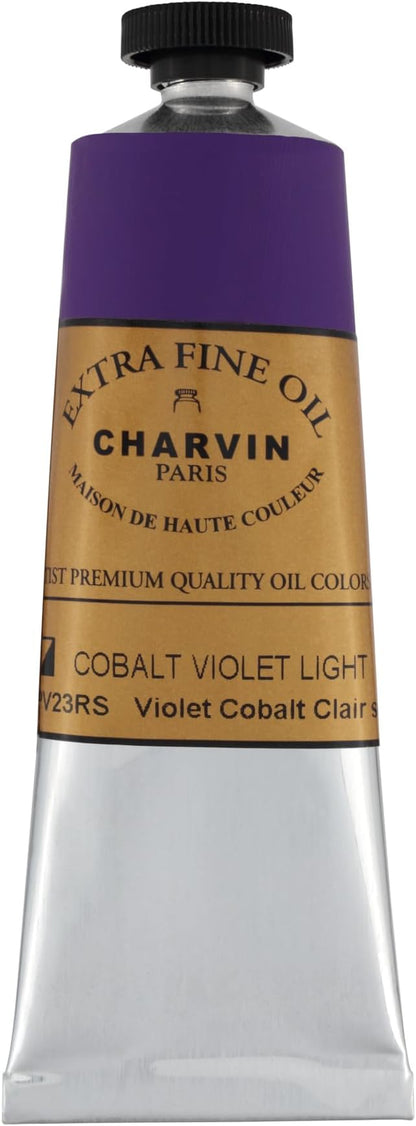 Charvin Extra Fine Oil Paint, Cobalt Violet Light Hue 60 ml - Image 2