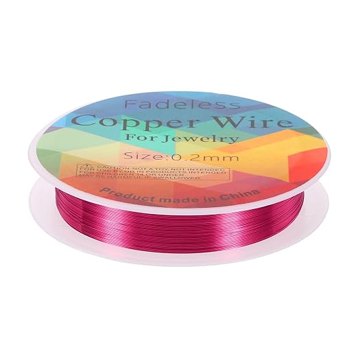 HARFINGTON 82ft Jewelry Wire, 32 Gauge Brass Craft Soft Metal Tarnish Resistant by HARFINGTON
