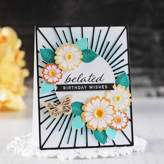 Mvchifay Cutting Dies for Card Making Metal Die-Cuts Scrapbooking Tool Hollow by MVCHIFAY