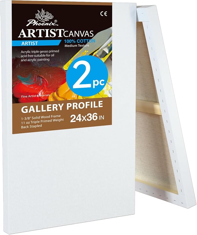 PHOENIX 24x36 Inch 2 Pack Gallery Canvas by PHOENIX