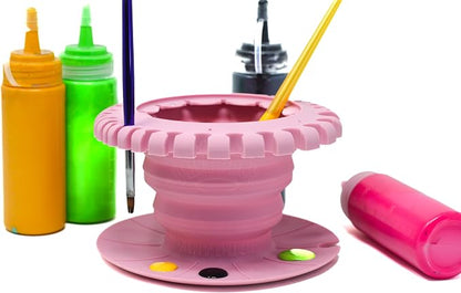Paint Puck CollapsiBowl Paint Brush Cleaner Rinse Cup – Collapsible Paint Water by PaintPuck