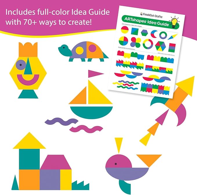 ARTshapes 840 pc Creative Paper Shapes Pack - Image 7
