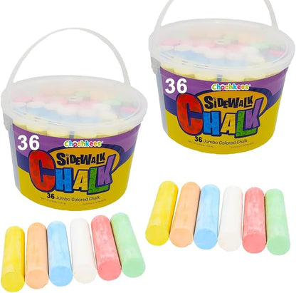 72 Jumbo Sidewalk Chalk, Jumbo chalk great by Chochkees