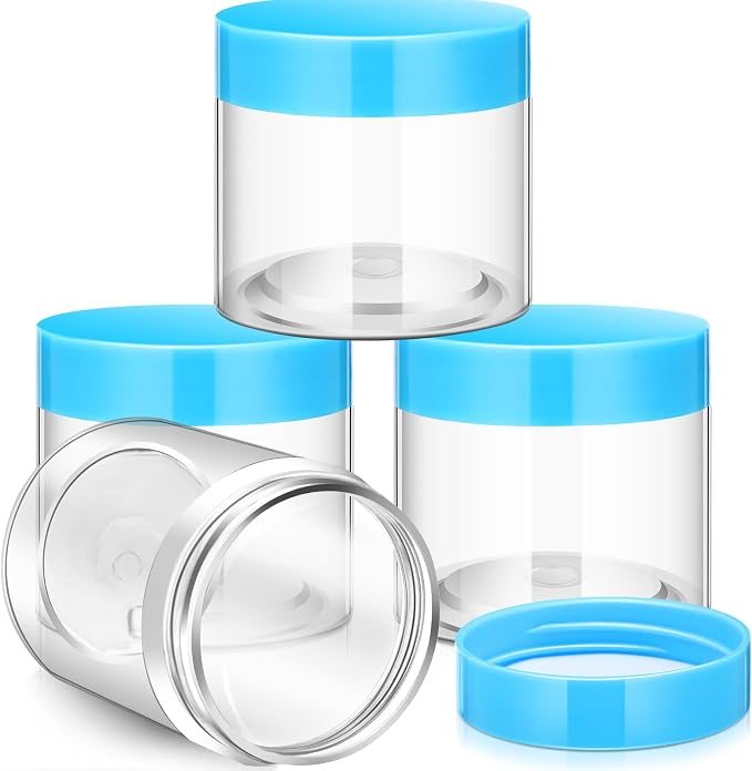 SATINIOR 12 Pack 8 oz Plastic Container Jars - Image 2