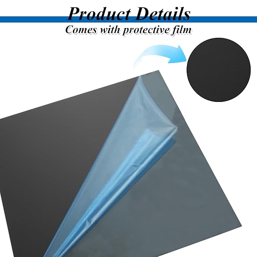 4PCS 12 x 12 x 1/32 Inch Anodized Aluminum Sheet, 0.8MM Thin Metal Plates - Image 3