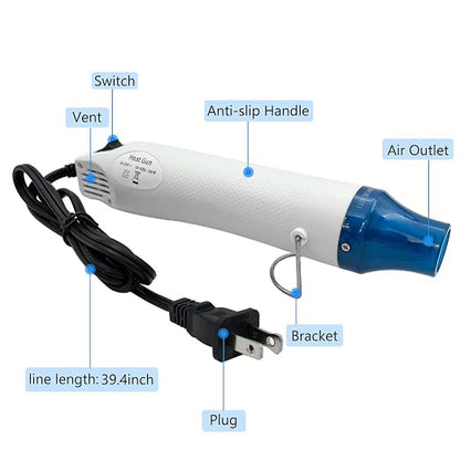 Mini Heat Gun, Portable Hot Air Gun Tool - Image 2