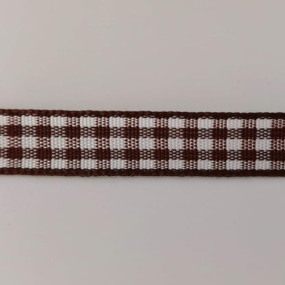 Brown Gingham Ribbon 25 Yards Christmas Ribbon - Image 9