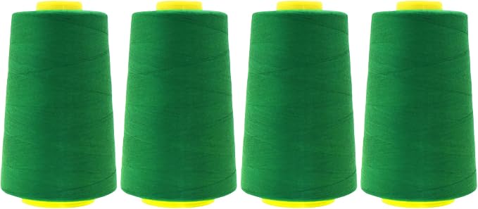 Mandala Crafts 4 Pack of Serger Threads Cones Spools by MandalaCrafts