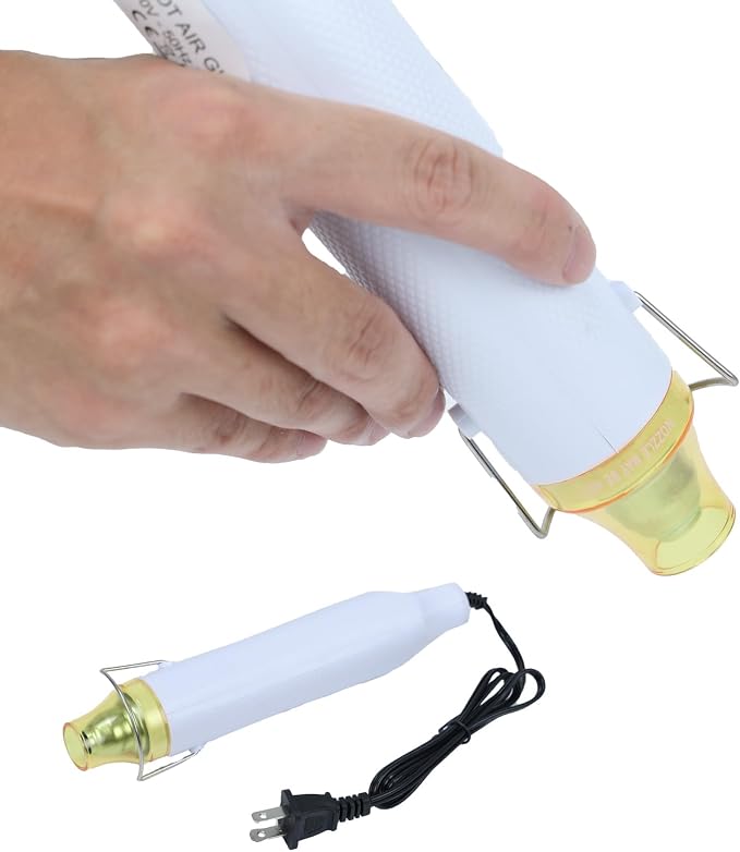 Heat Gun for Crafting, 110V 300W Handed Hot Air Gun, 3.28FT Ultra-Long Cable by VortecSys