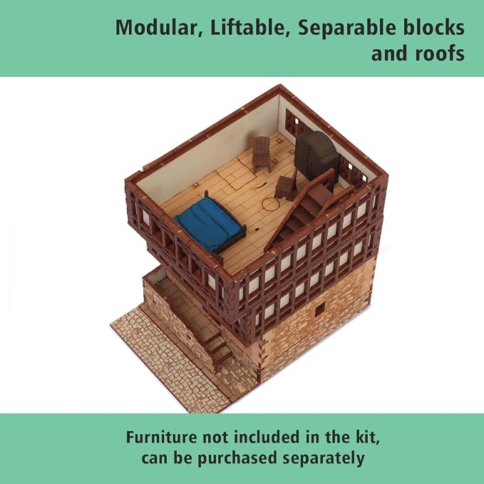 Amber Rowhouse DIY Wooden Building Kit - Image 7