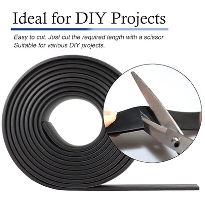 Neoprene Rubber Strips Self Adhesive Solid Rubber Sheets, Rolls & Strips - Image 4