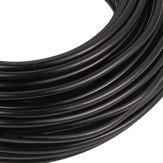 Fashewelry 65.6 Feet 3.5mm Aluminum Wire Black Bendable Metal Craft Wire - Image 5