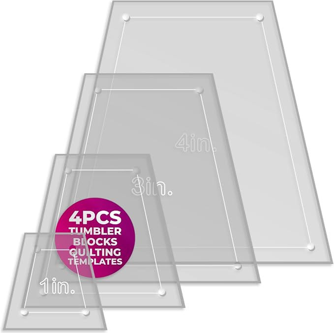 Quilting Acrylic Template Set | Precision Tools by LaserThing