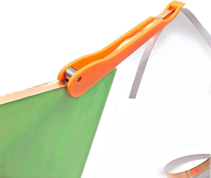 Copper Foil Hand Foiler for Stained Glass, 7/32" and 1/4" Hand Foiler Tool Kits - Image 3