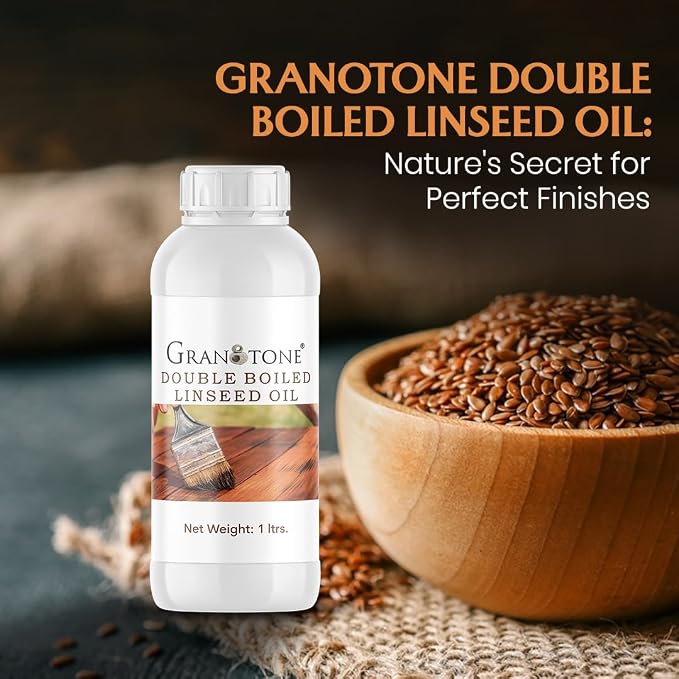 GRANOTONE Double Boiled Linseed Oil | Effective Waterproof Furniture Polish Oil - Image 2