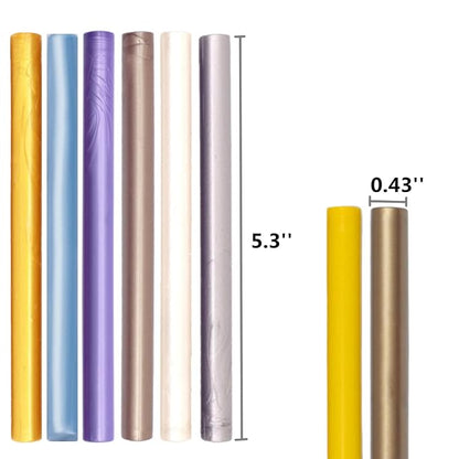 Gray Blue Wax Sealing Sticks, ONWINPOR 10pcs Glue Gun Wax Seal Sticks - Image 4