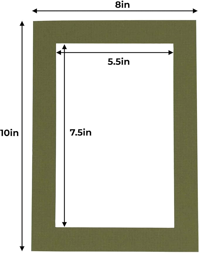 6x8 Mat for 8x10 Frame - Image 3
